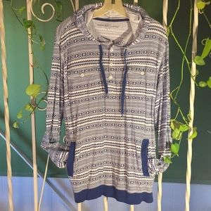 Men's Large Sunday Work Clothes Pullover Hoodie